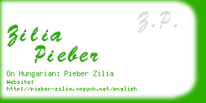 zilia pieber business card